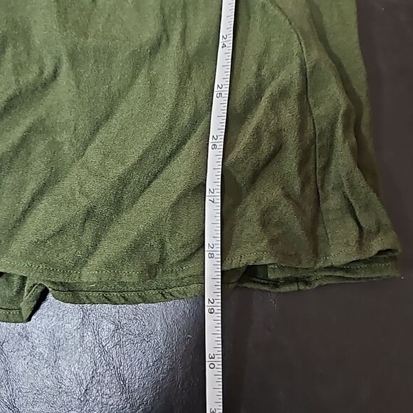 Reformation Womens Green mini dress long sleeves size 6 peasant cottage boho - Picture 8 of 10